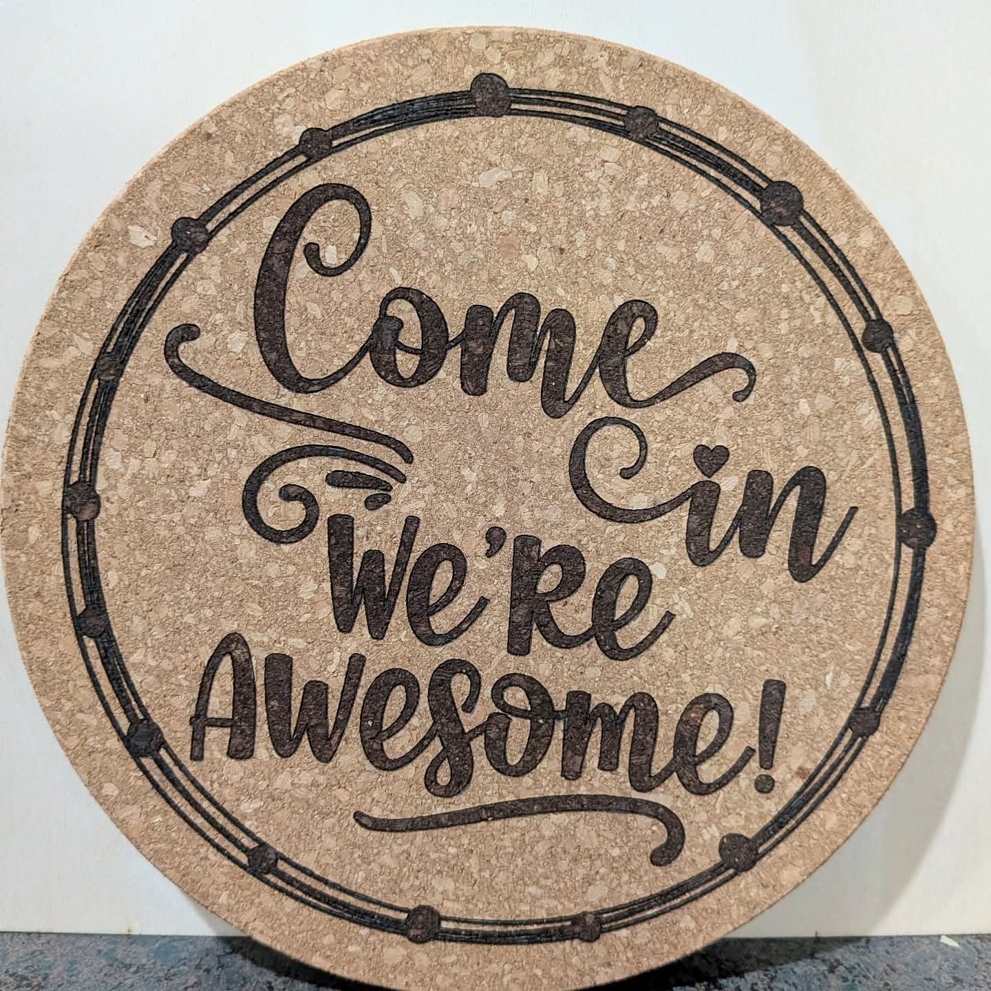 Awesome Welcome Trivet