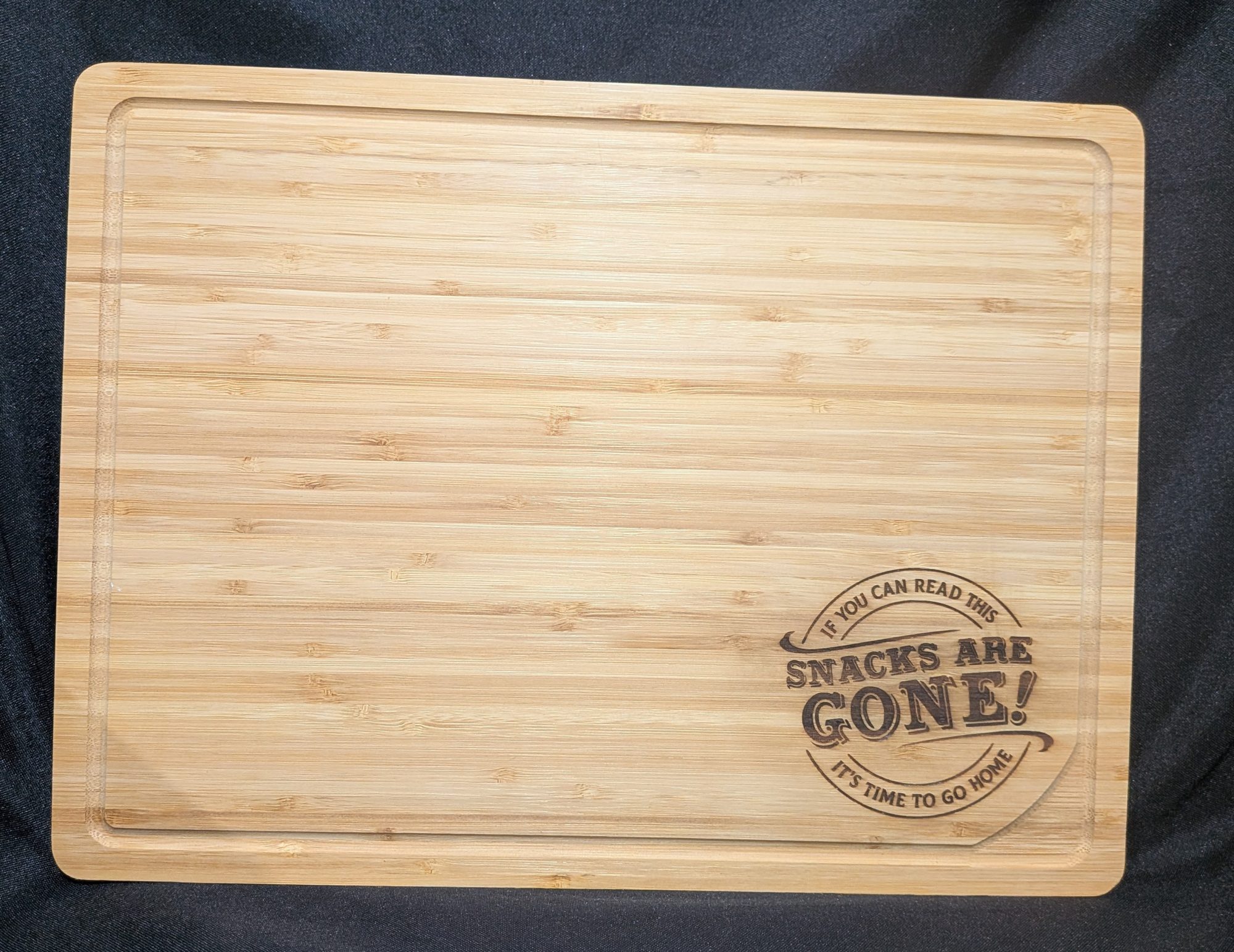 Humorous Bamboo Cutting Board
